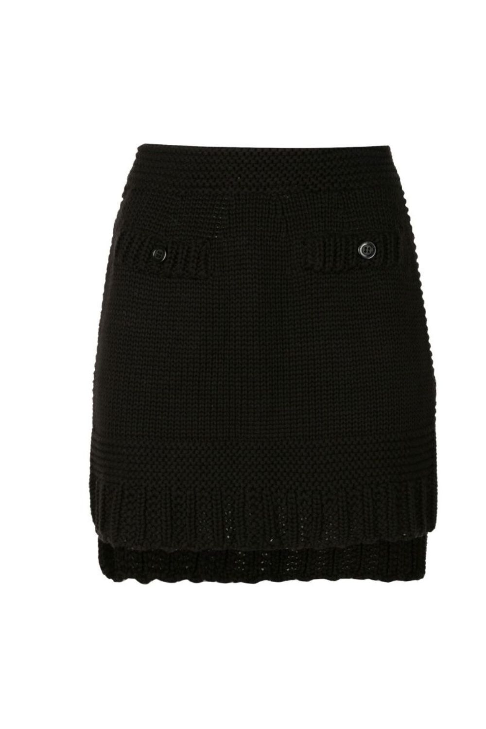 Cotton Skirt I Black