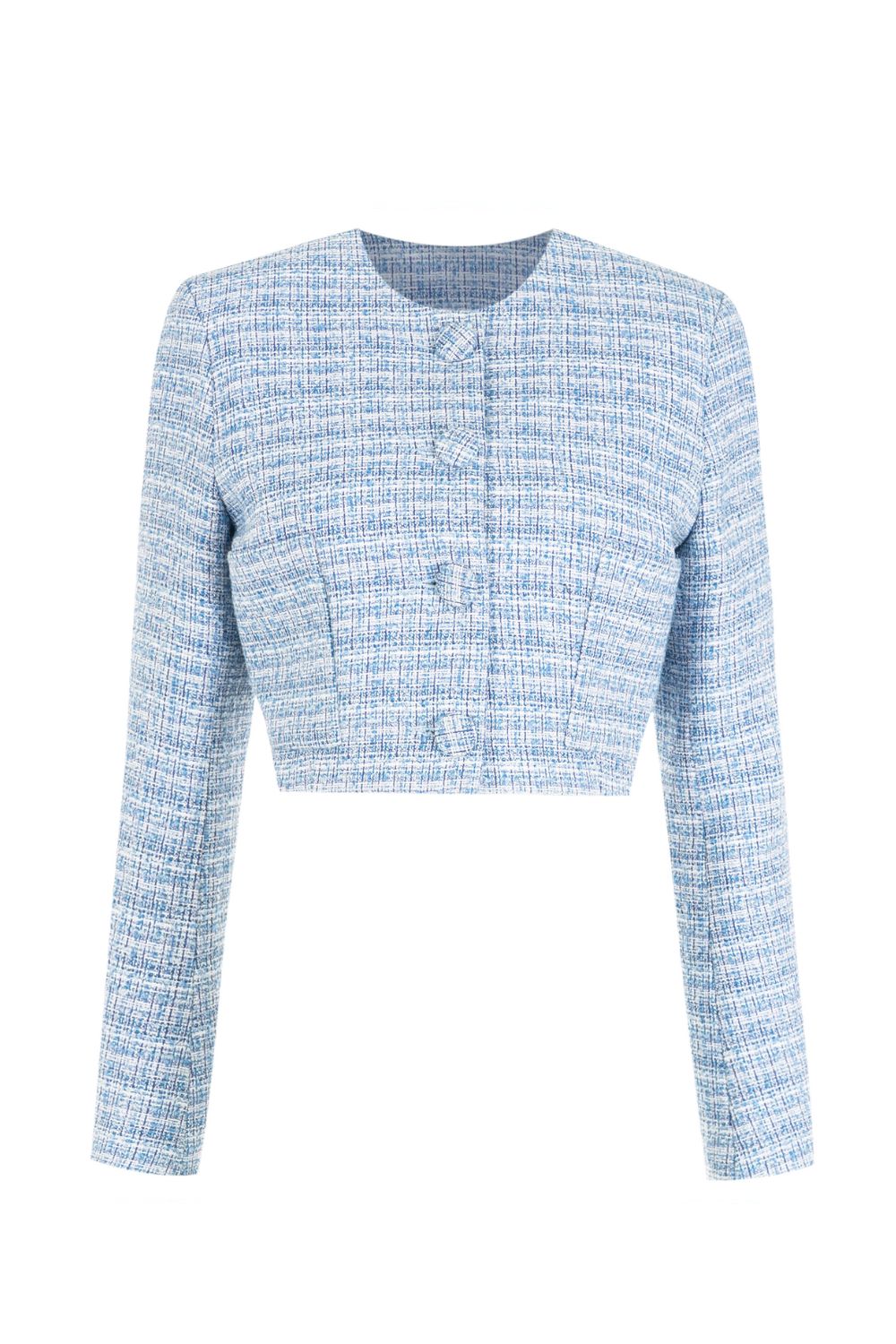 Chayse Coat I Blue-Off White
