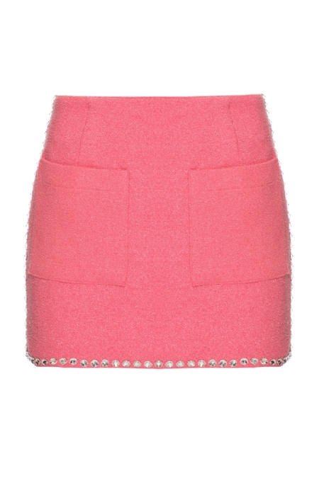 Mini Tweed Skirt Daphne I Couture Ab Rose Blossom