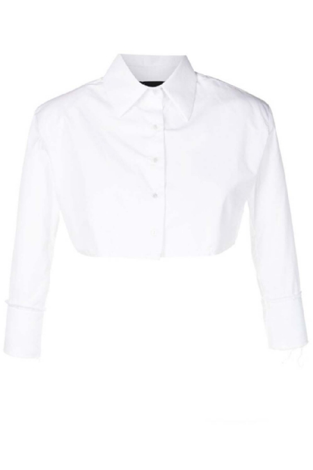 Dandra I Couture Ab Tricoline Shirt White