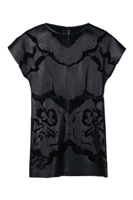 Dea Leather Dress I Black