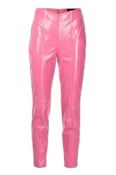 Donine Leather Pants I Rose Lipstick