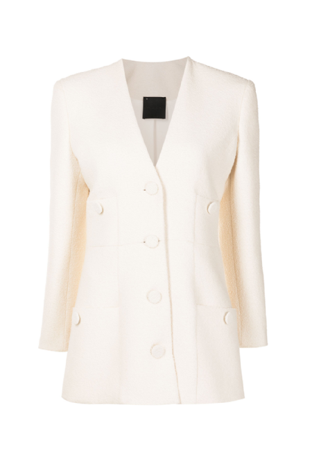 Tweed Daft Blazer I Off White