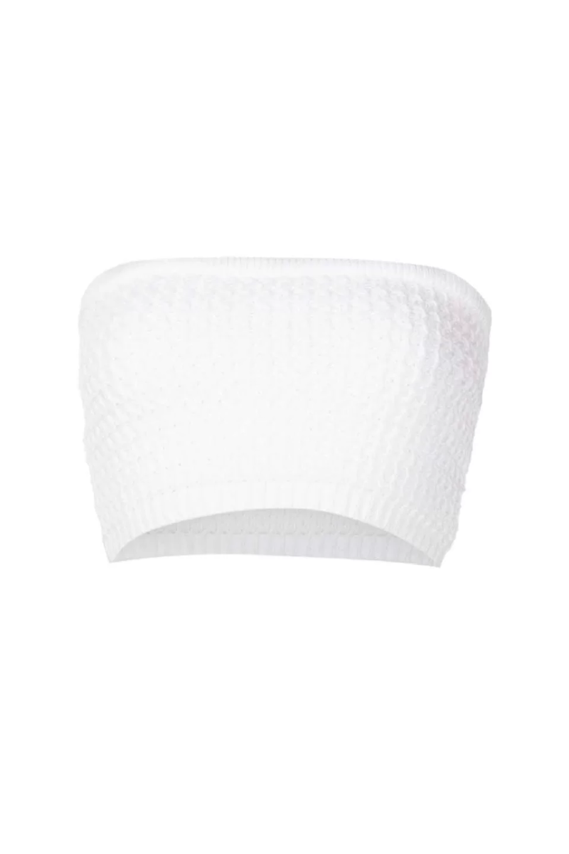 Cropped Knitted Dax I White