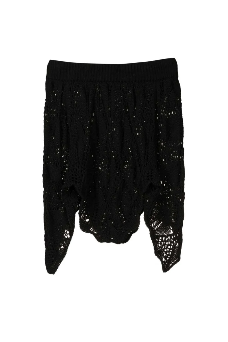 Mini Knitted Skirt Debbie I Black