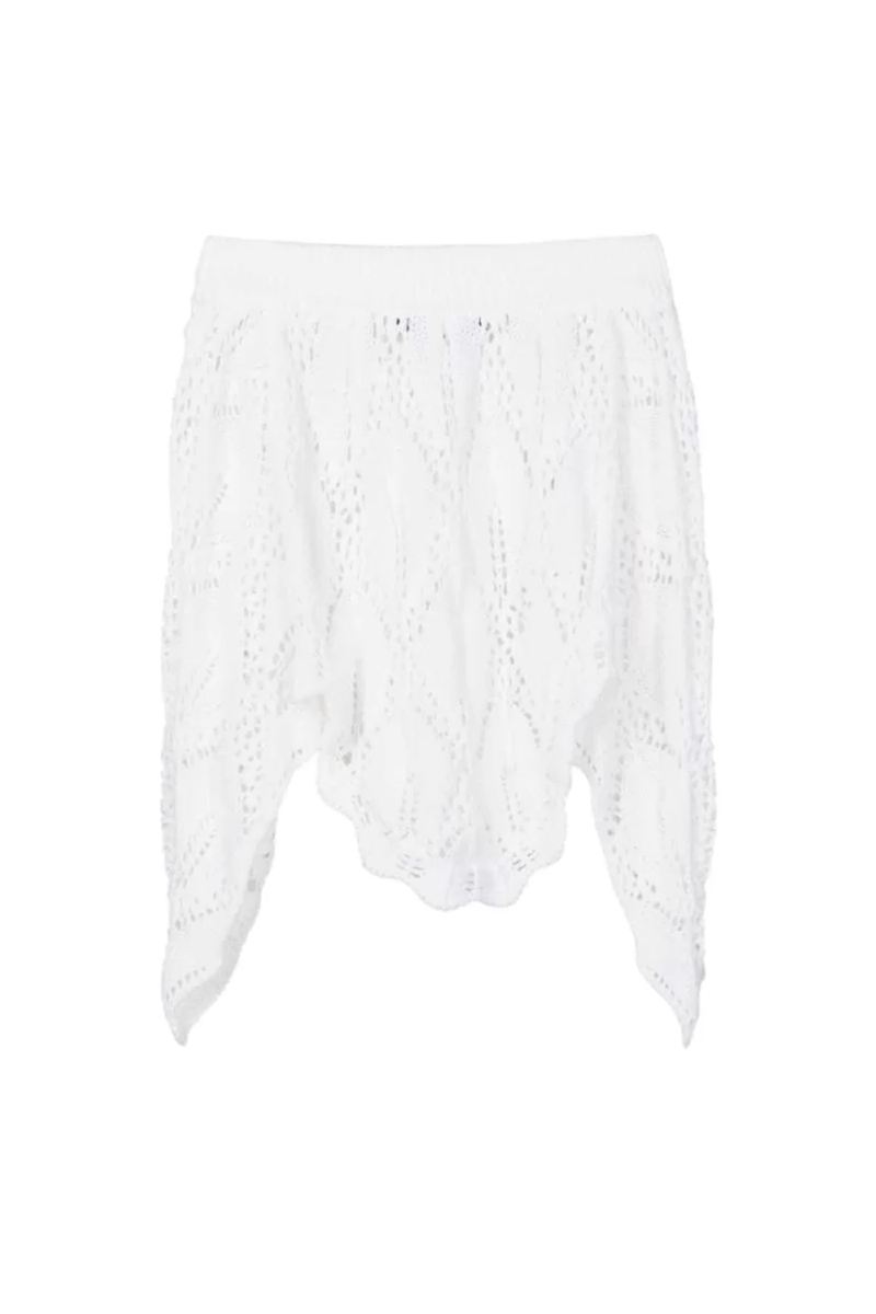 Mini Knitted Skirt Debbie I White