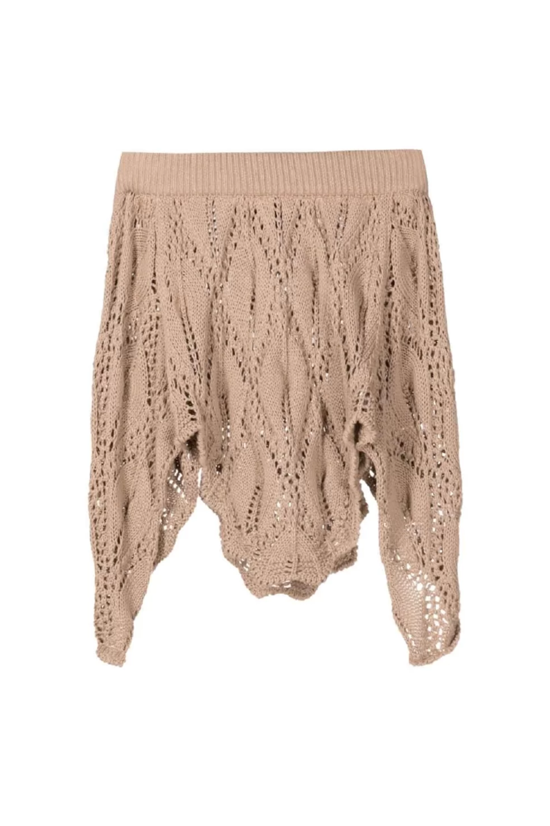 Mini Knitted Skirt Debbie I Etoupe
