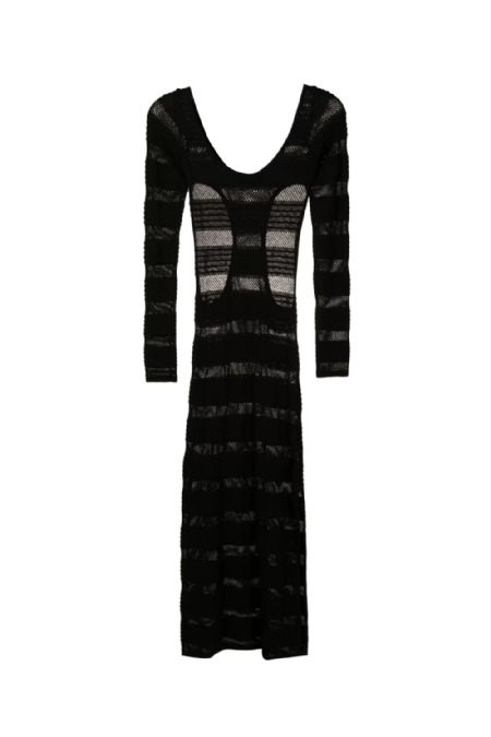 Denzel Knit Dress I Black