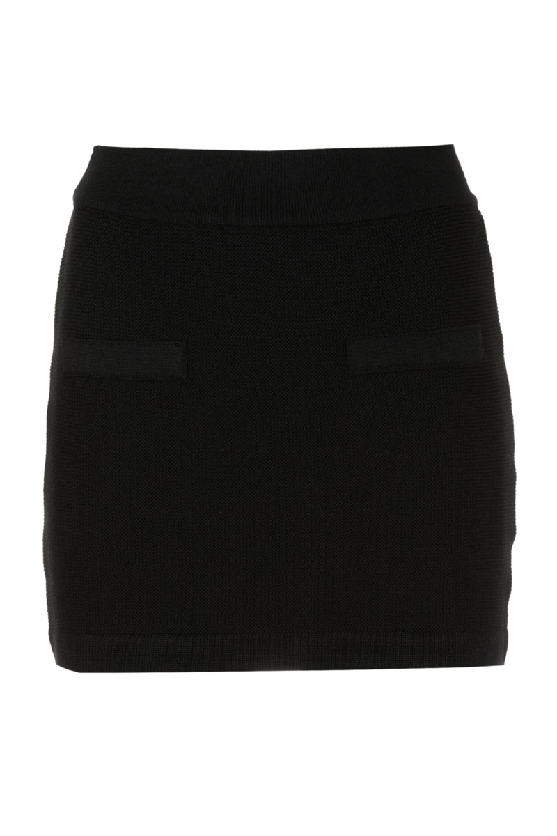 Eban Knit Skirt Black
