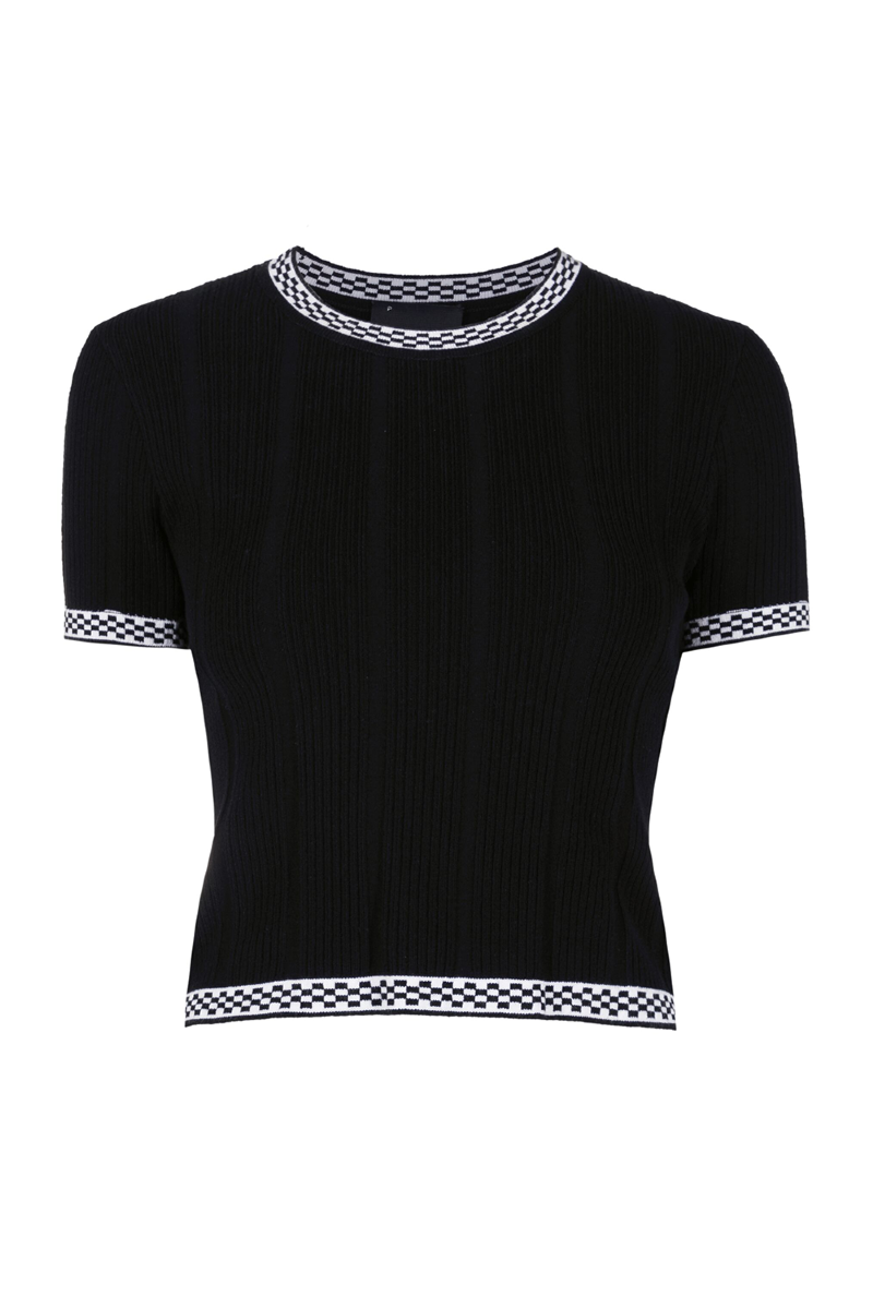 Elijah Knit Blouse Black