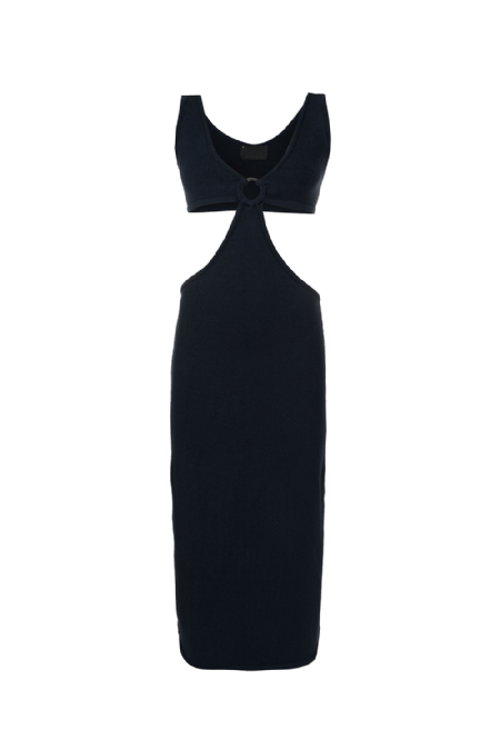 Eclapton Knit Dress Deep Blue