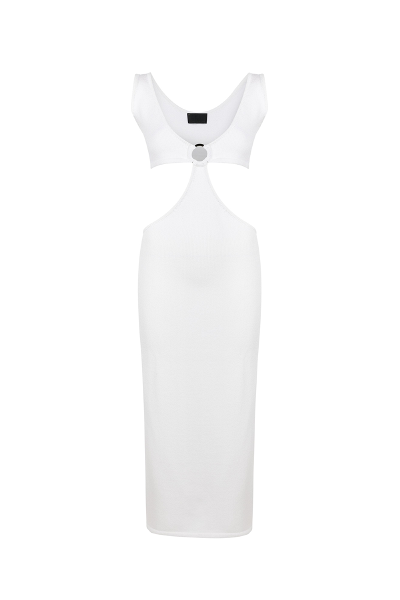 Eclapton Knit Dress White
