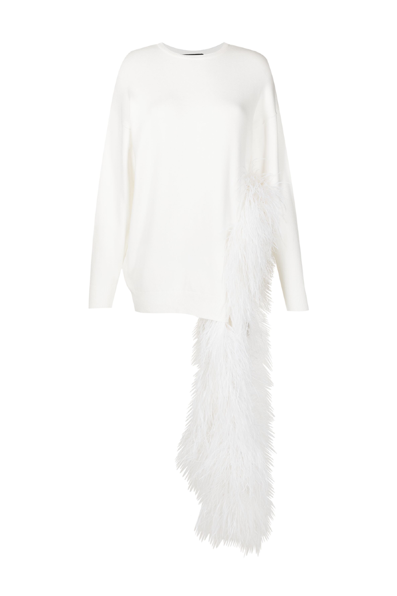 Eja Knit Blouse Off White