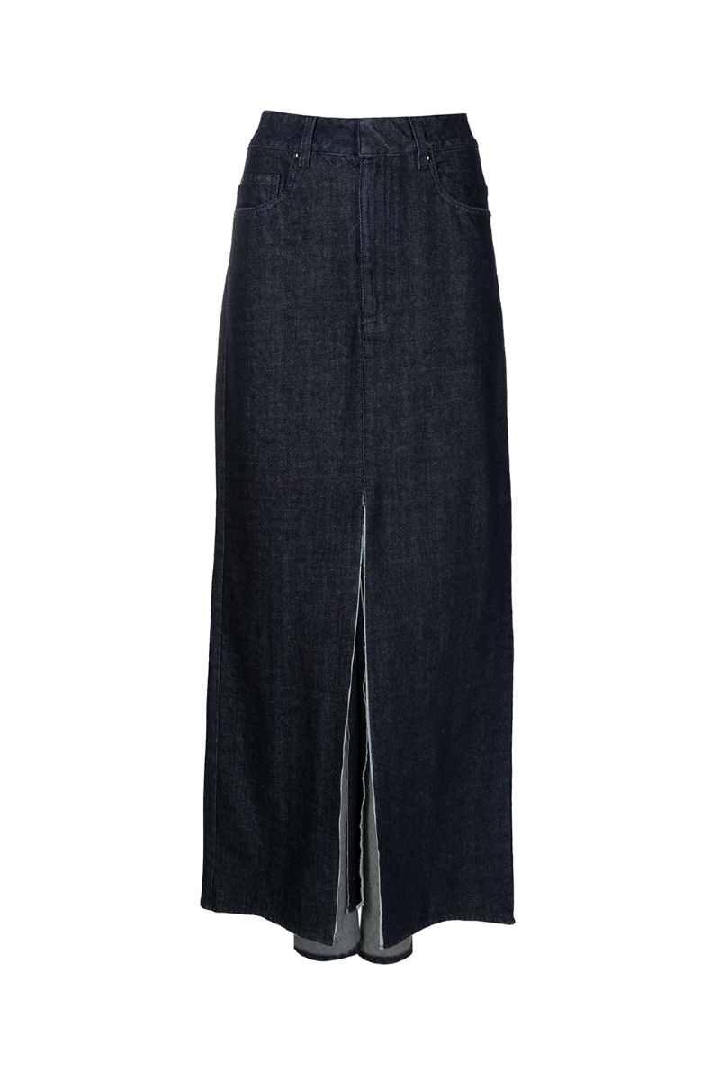 Elfi Denim Skirt Blue Nuit