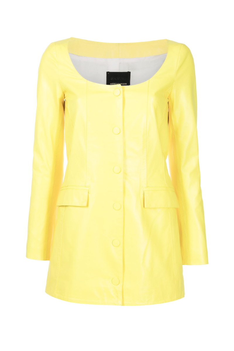 Edyah Leather Jacket  Sunshine