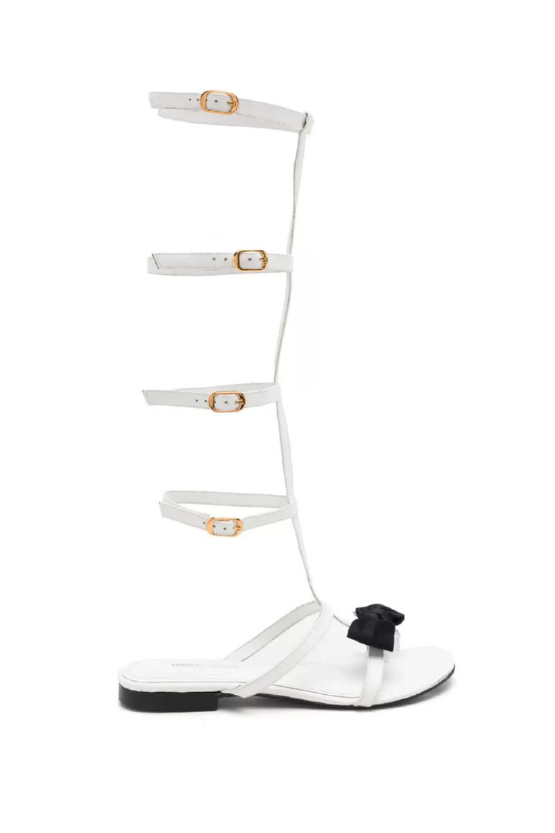 Eira Gladiator Sandal White