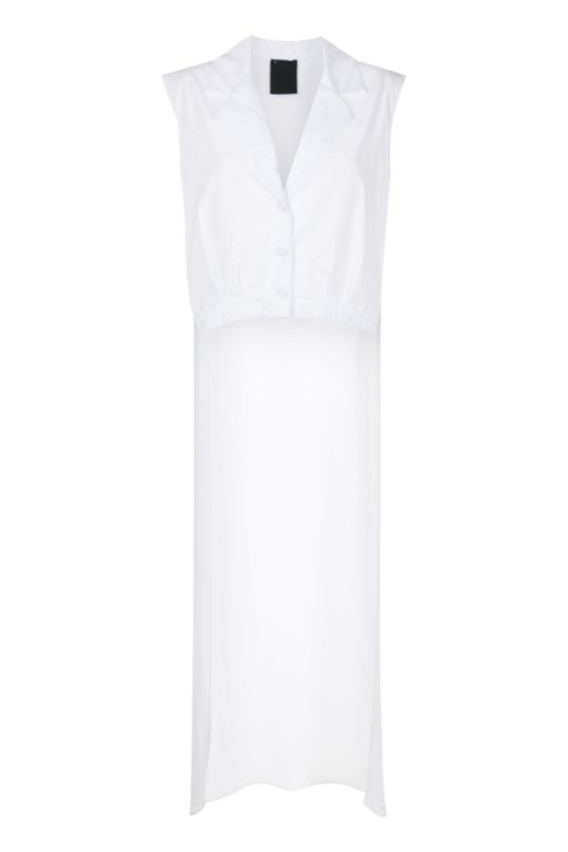 Esthera I Tricoline Tank Top White