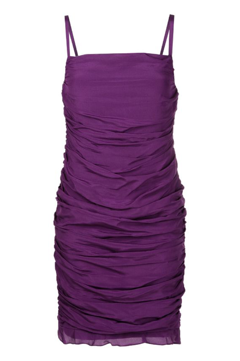 Ecocourse Silk Dress Purple