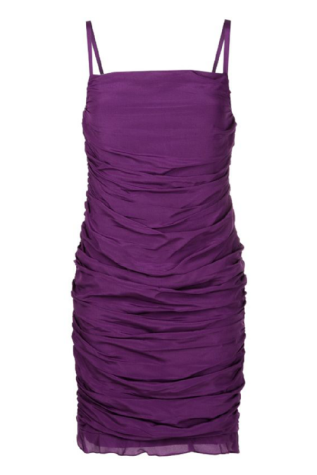Ecocourse Silk Dress Purple