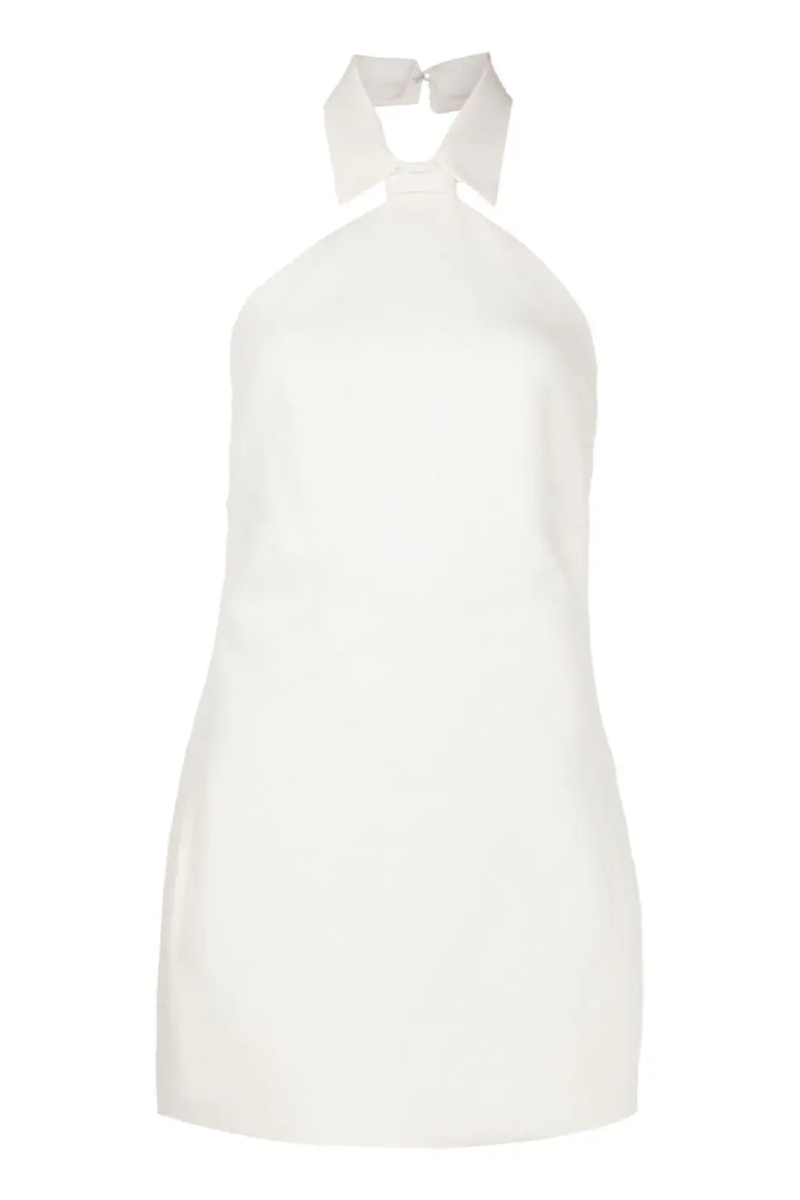 Ecarla Tailoring Dress Off White