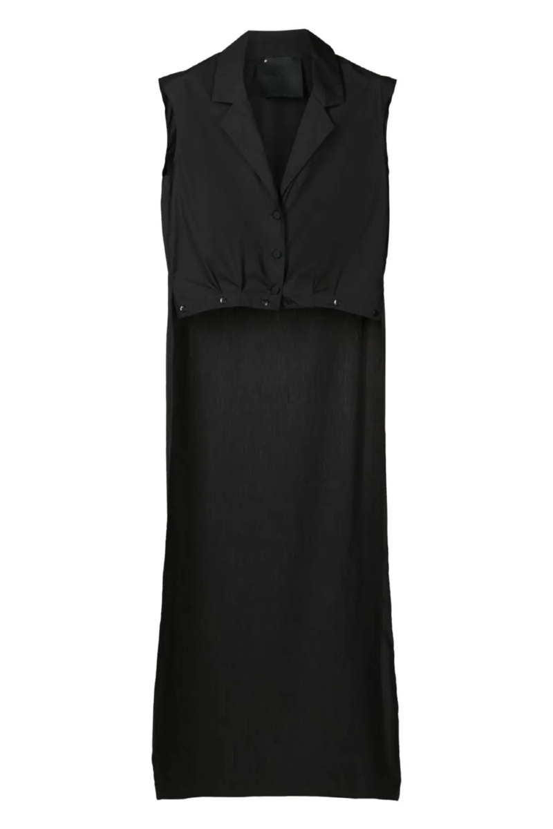 Esthera I Tricoline Tank Top Black