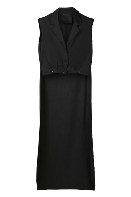 Esthera I Tricoline Tank Top Black