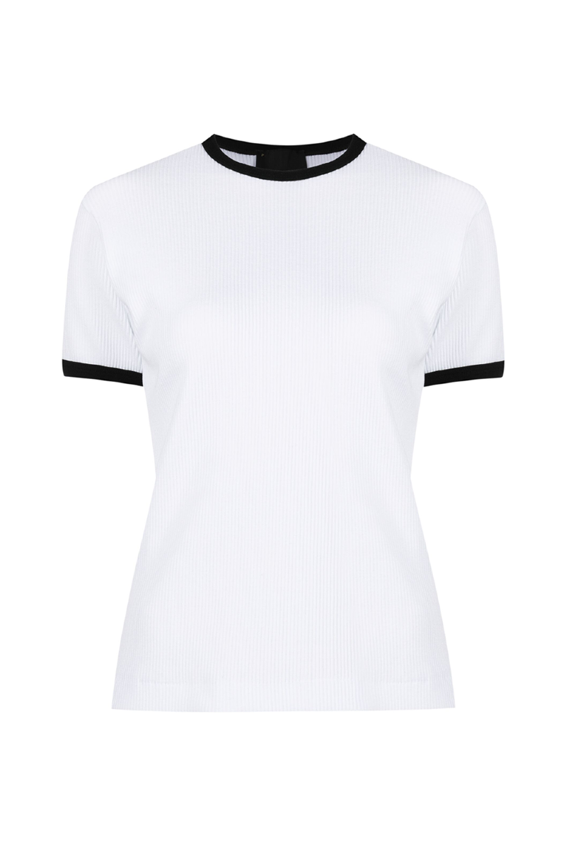 Evans Mesh T-Shirt I  White-Black 