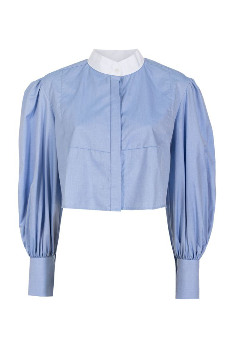 Ecamel Tricoline Shirt I  Medium Blue 