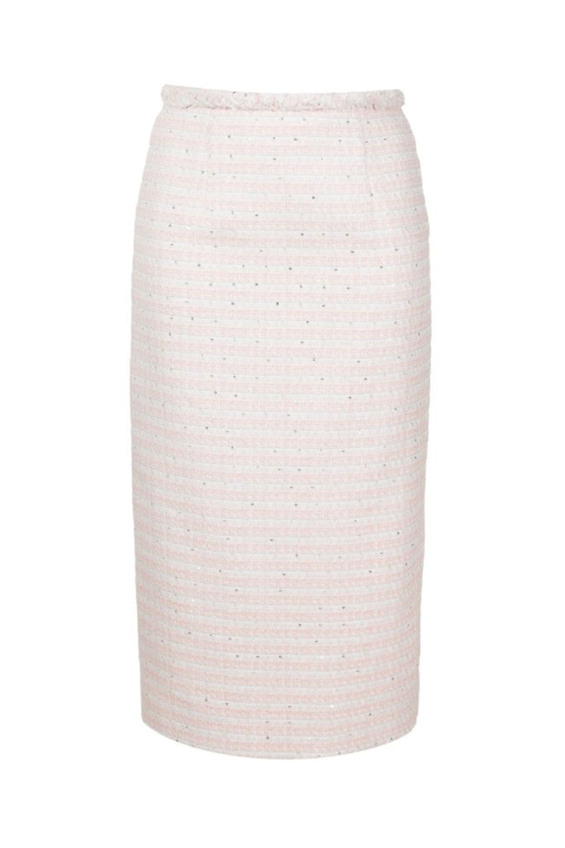 Elifa Tweed Skirt I Pink Tulle