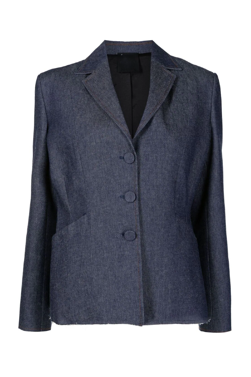 Edatteus Denim Blazer Blue Nuit