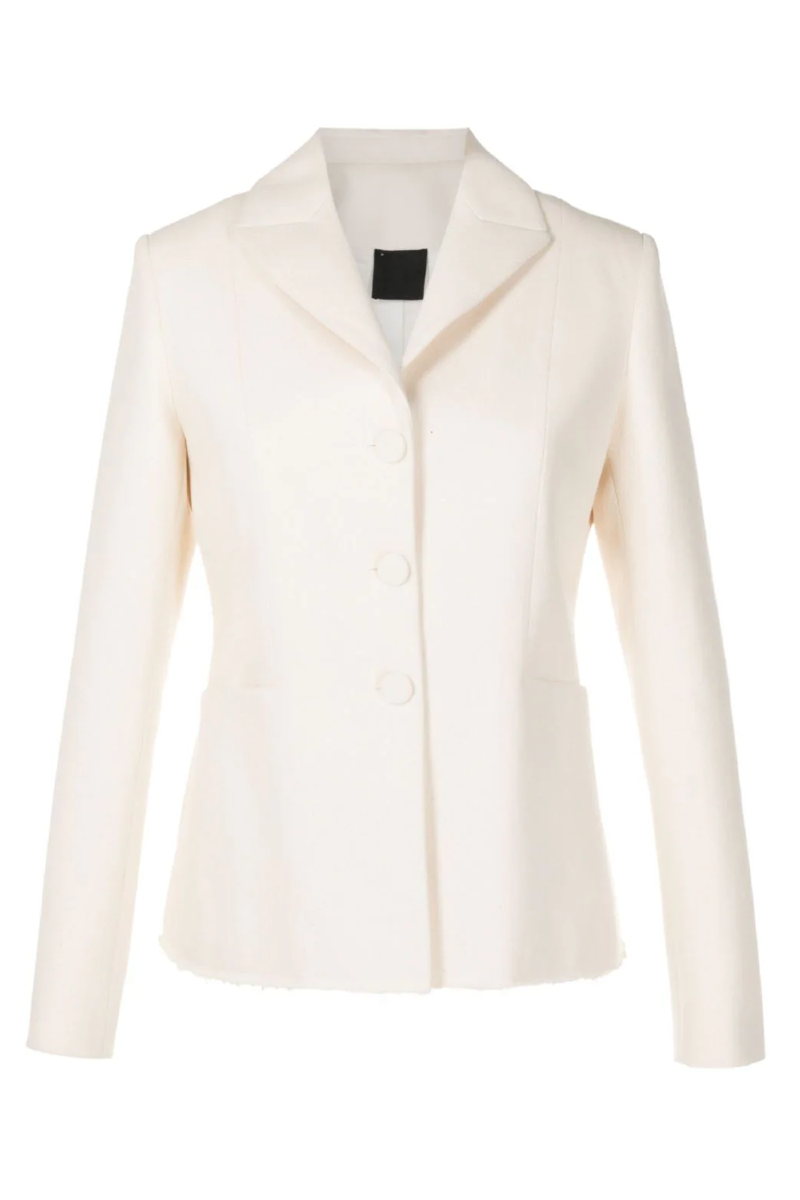 Edatteus Denim Blazer Off White