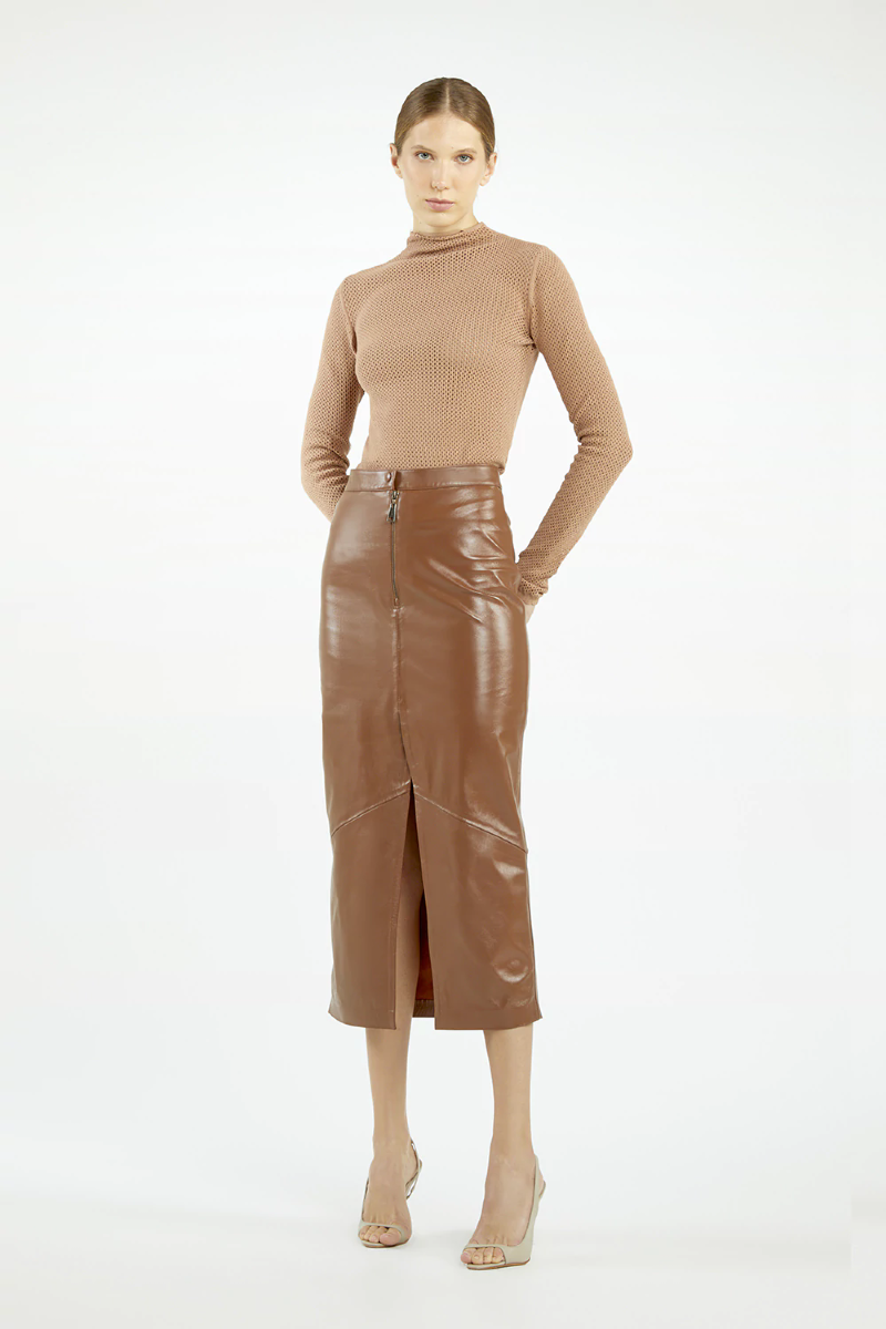 Edibi Knit Blouse Etoupe