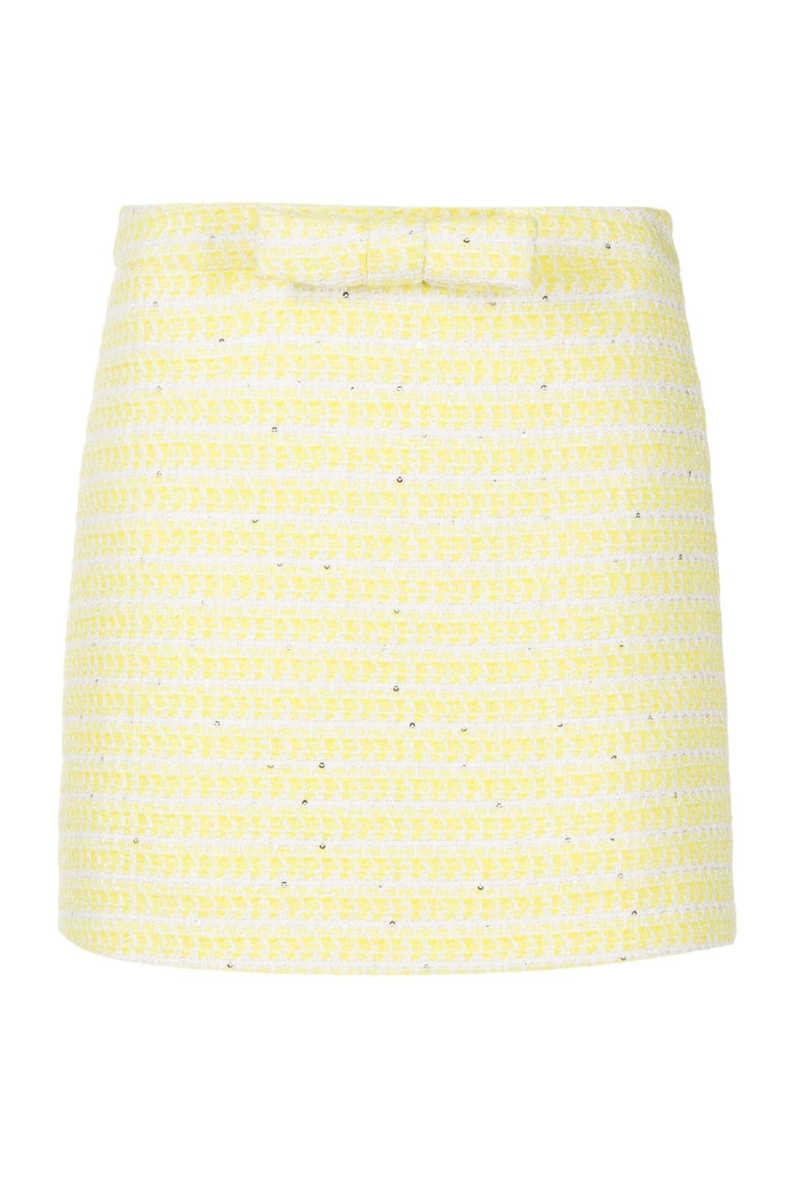 Eluk Tweed Skirt Shorts Lime