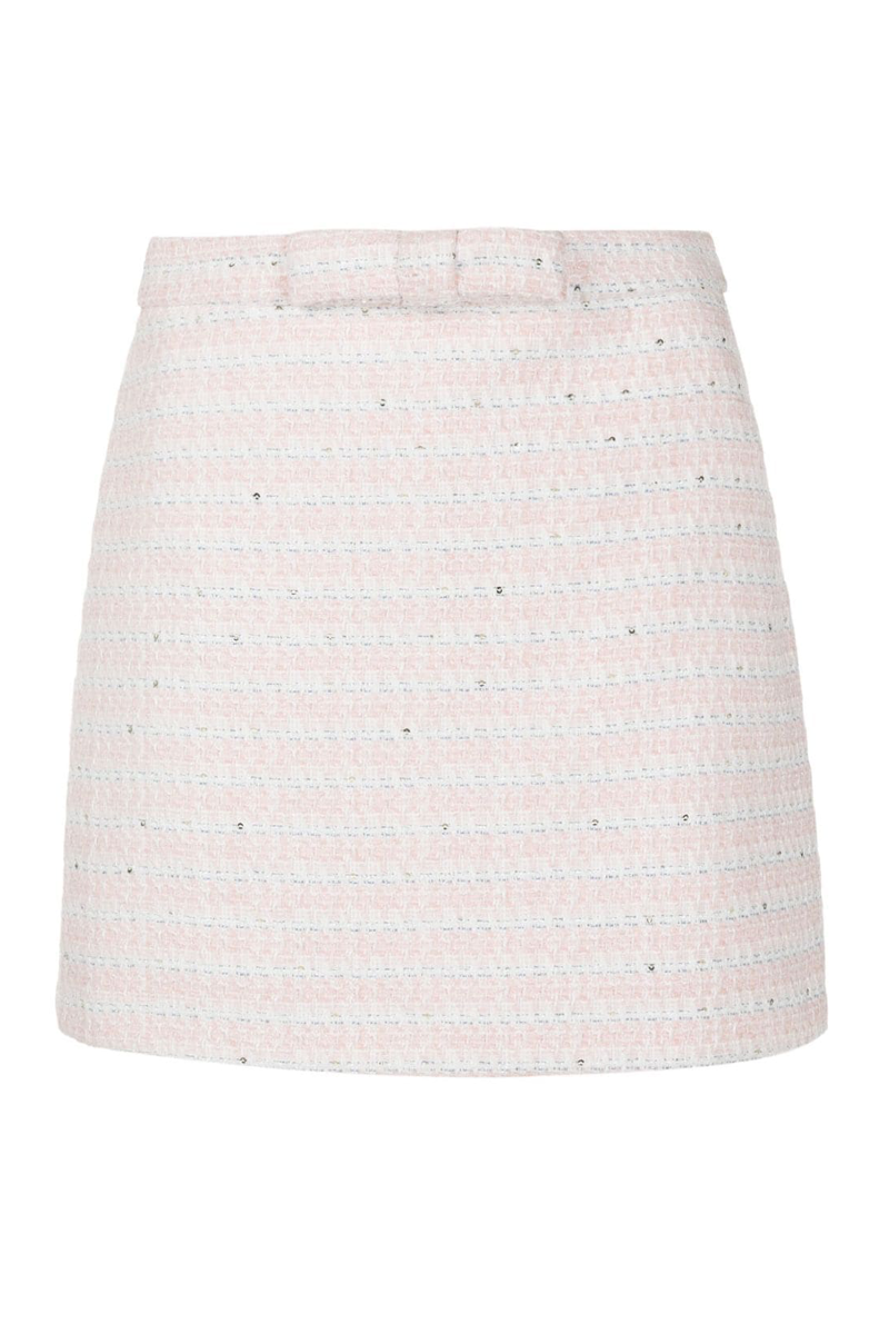 Eluk Tweed Skirt Shorts Light Pink