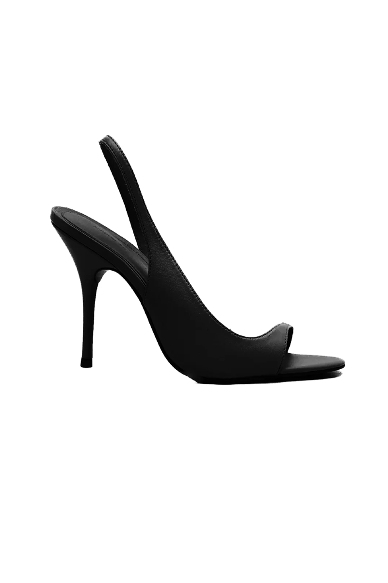 Etunes Leather Sandal Black