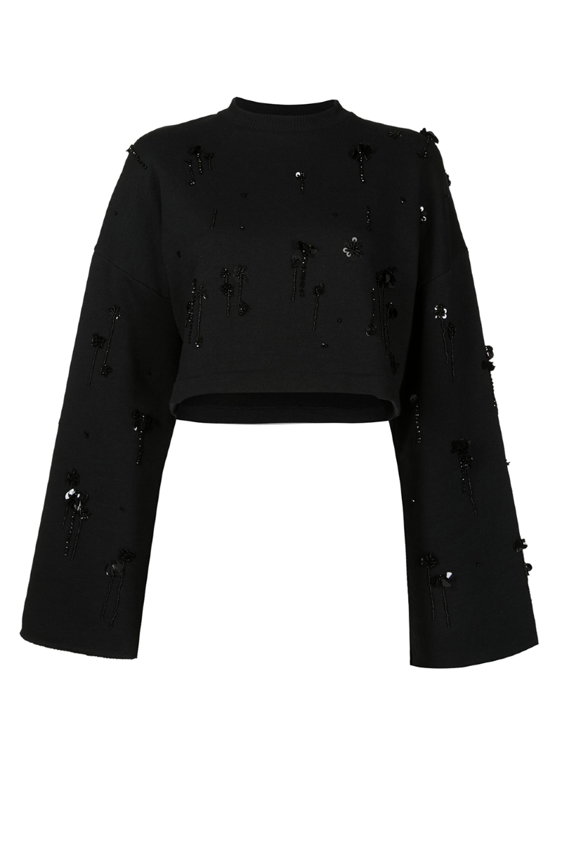 Evivi Sweatshirt I Black