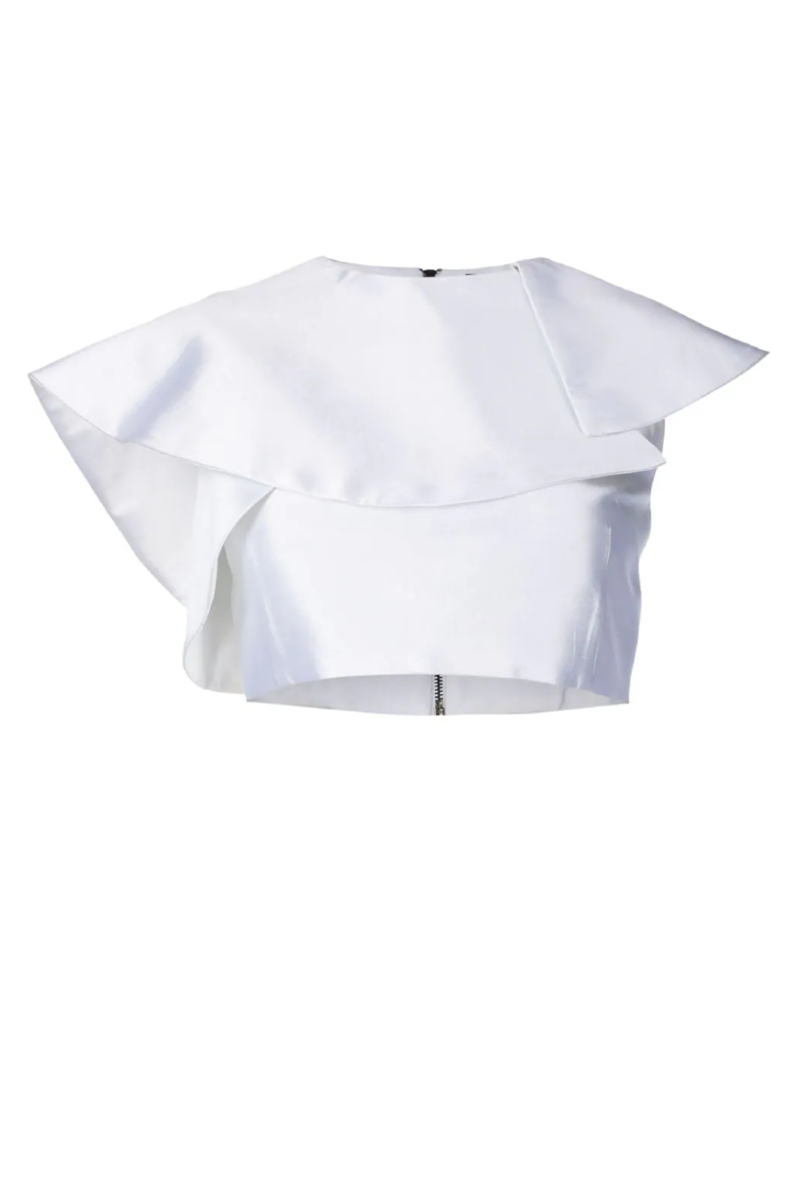 Emilia Tailored Blouse White