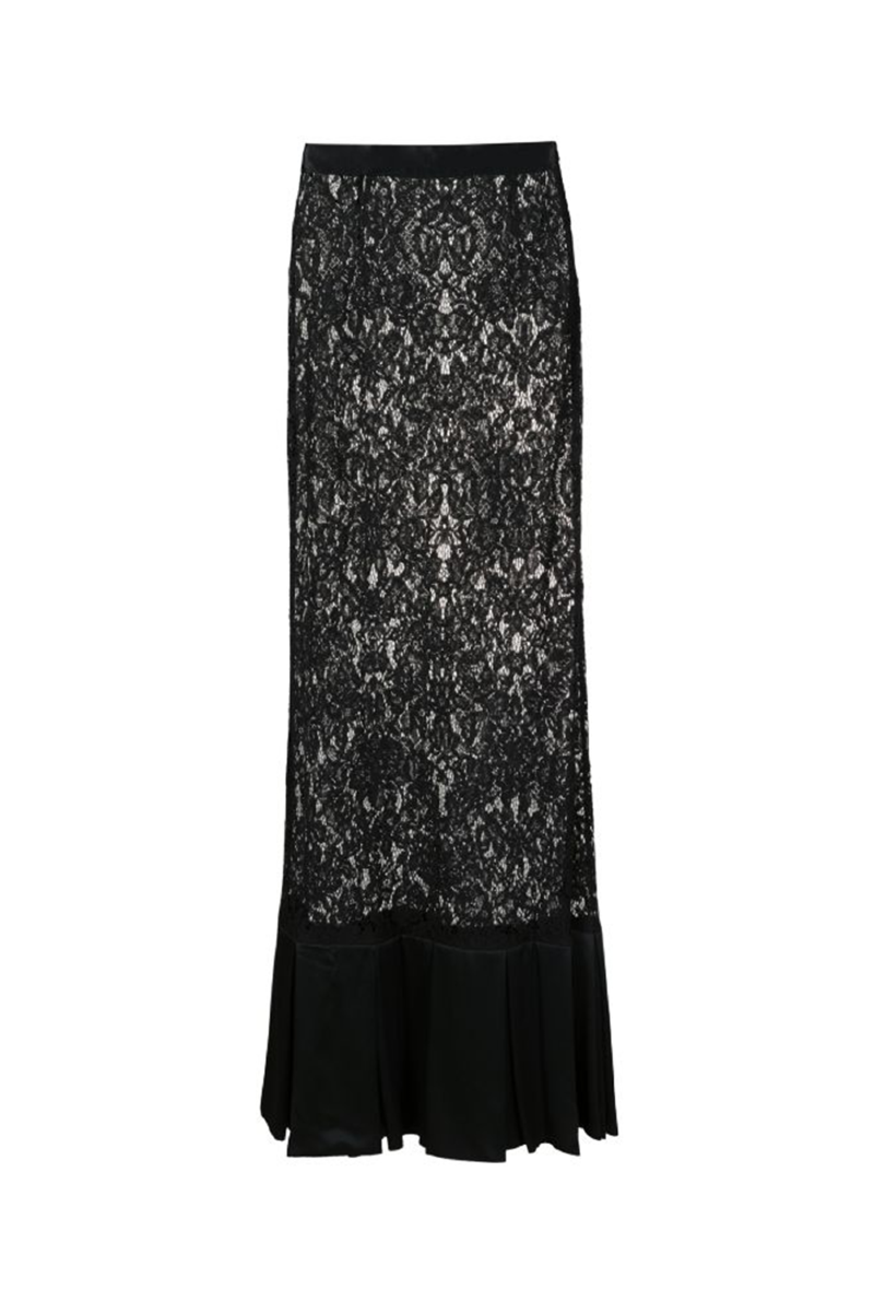 Eda Lace Skirt Black