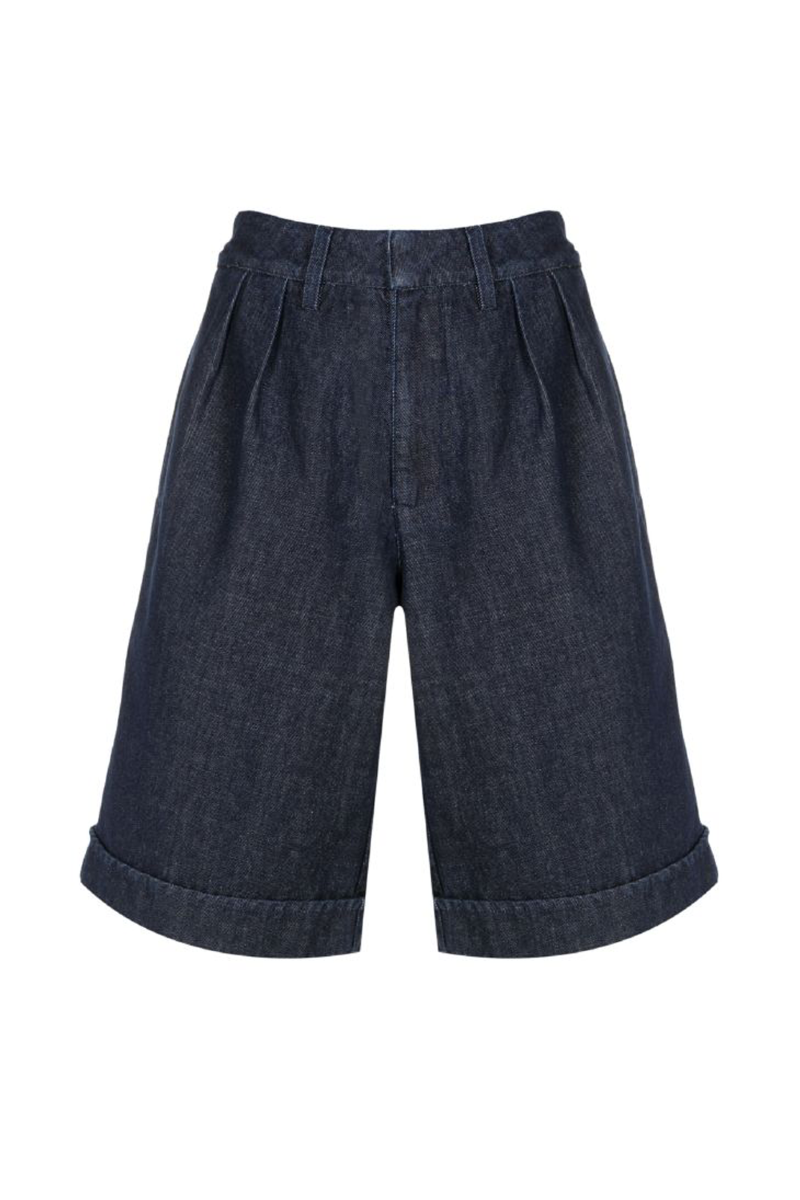 Eli Denim Bermuda Shorts Blue Nuit