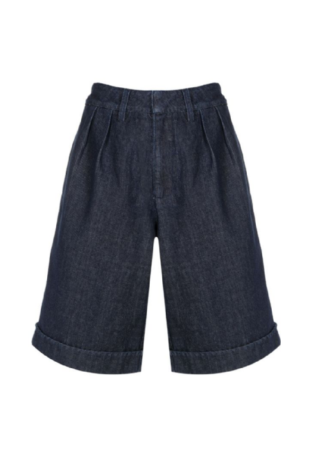 Eli Denim Bermuda Shorts Blue Nuit