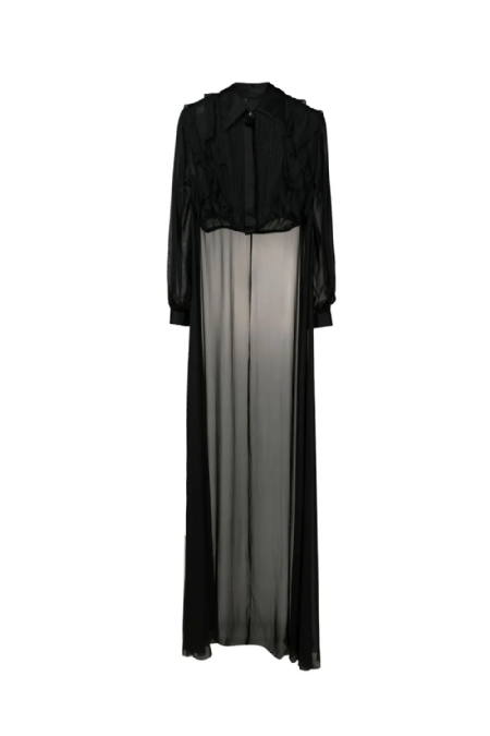 Elizangela Silk Shirt Black