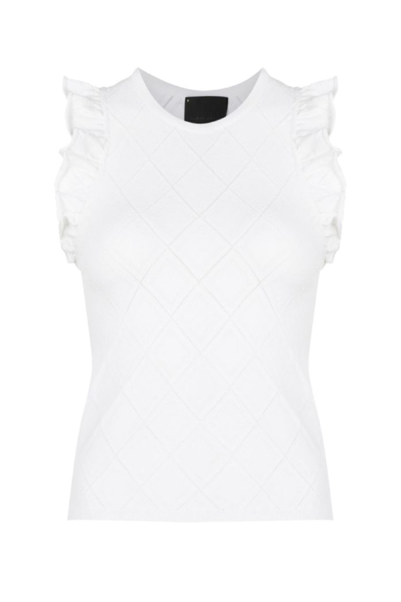 Elsie Knit Tank Top Off White