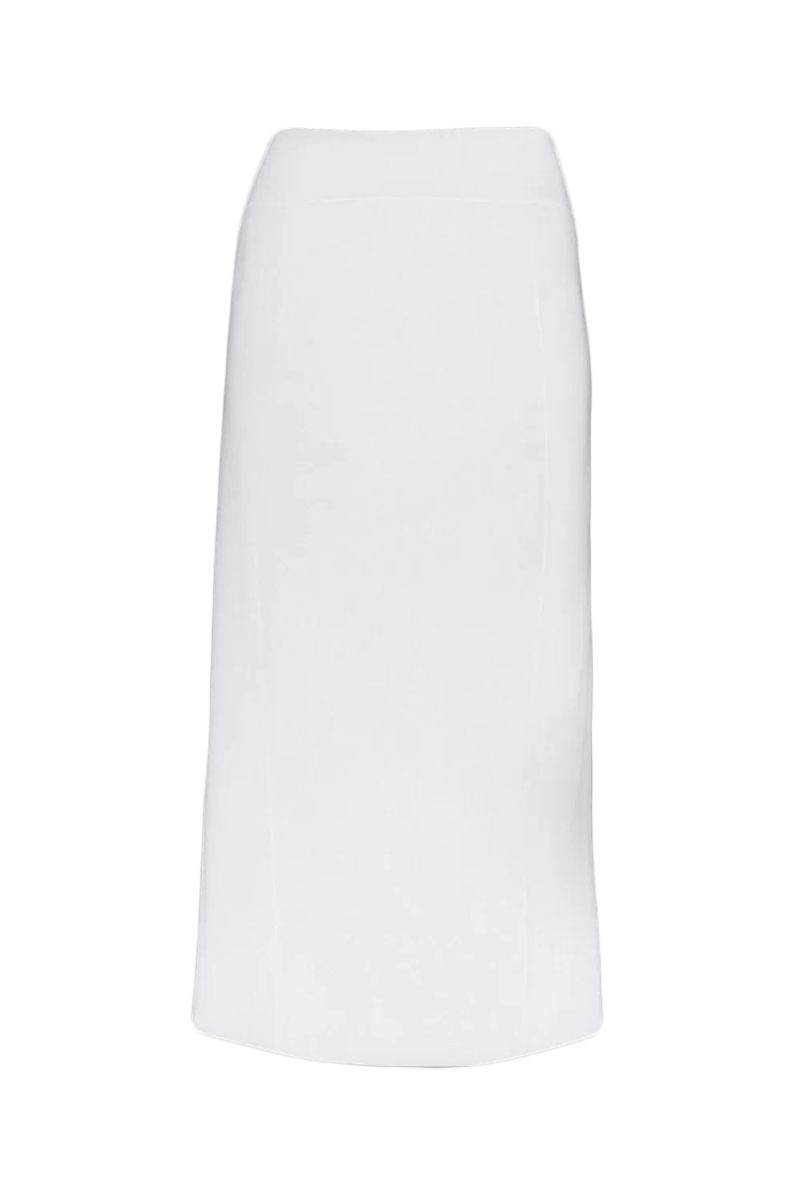 Edeusa Crepe Skirt Off White