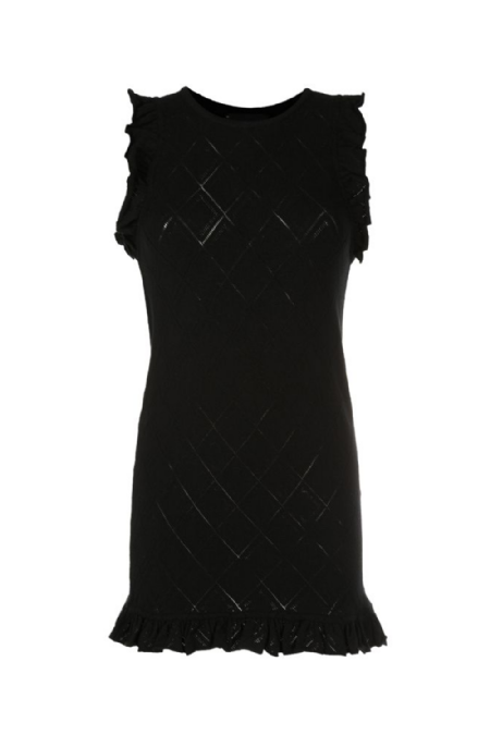 Elsie Knit Dress Black