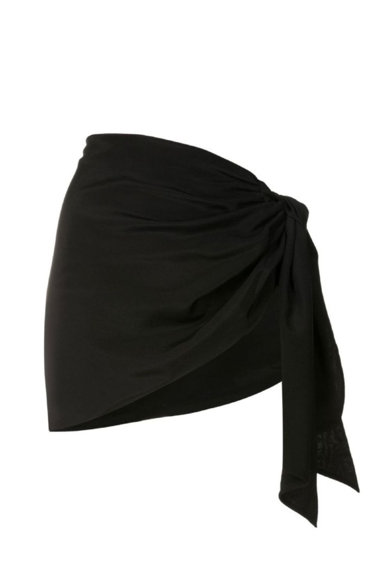 Mini Skirt Scarf Cody I Black