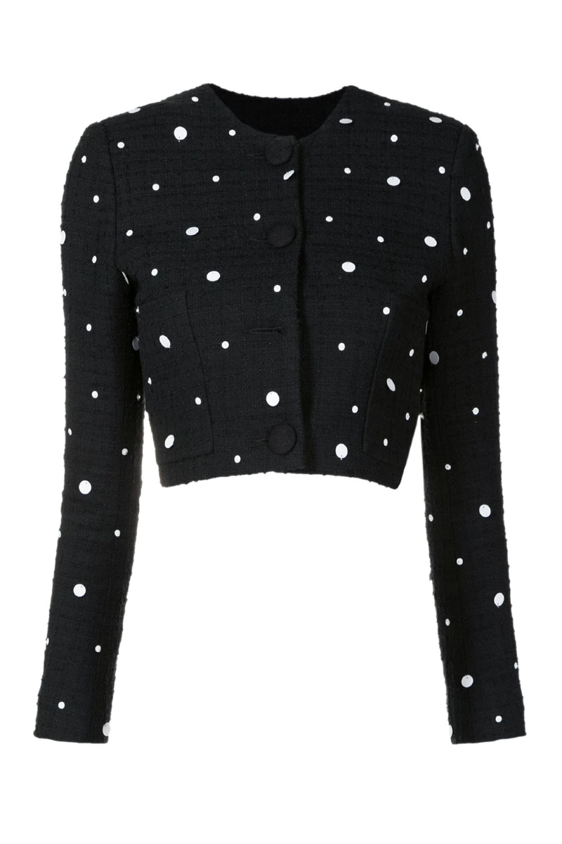 Ebasic Tweed Coat Black