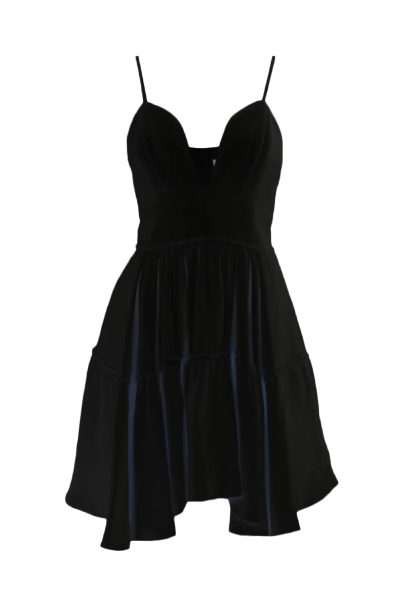 Eremida Crepe Dress Black