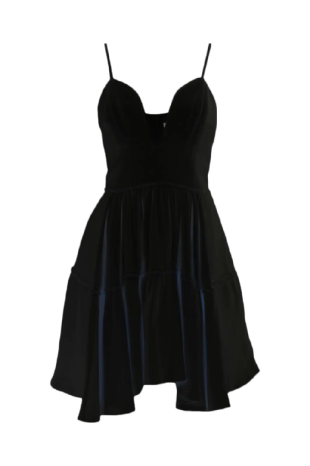 Eremida Crepe Dress Black