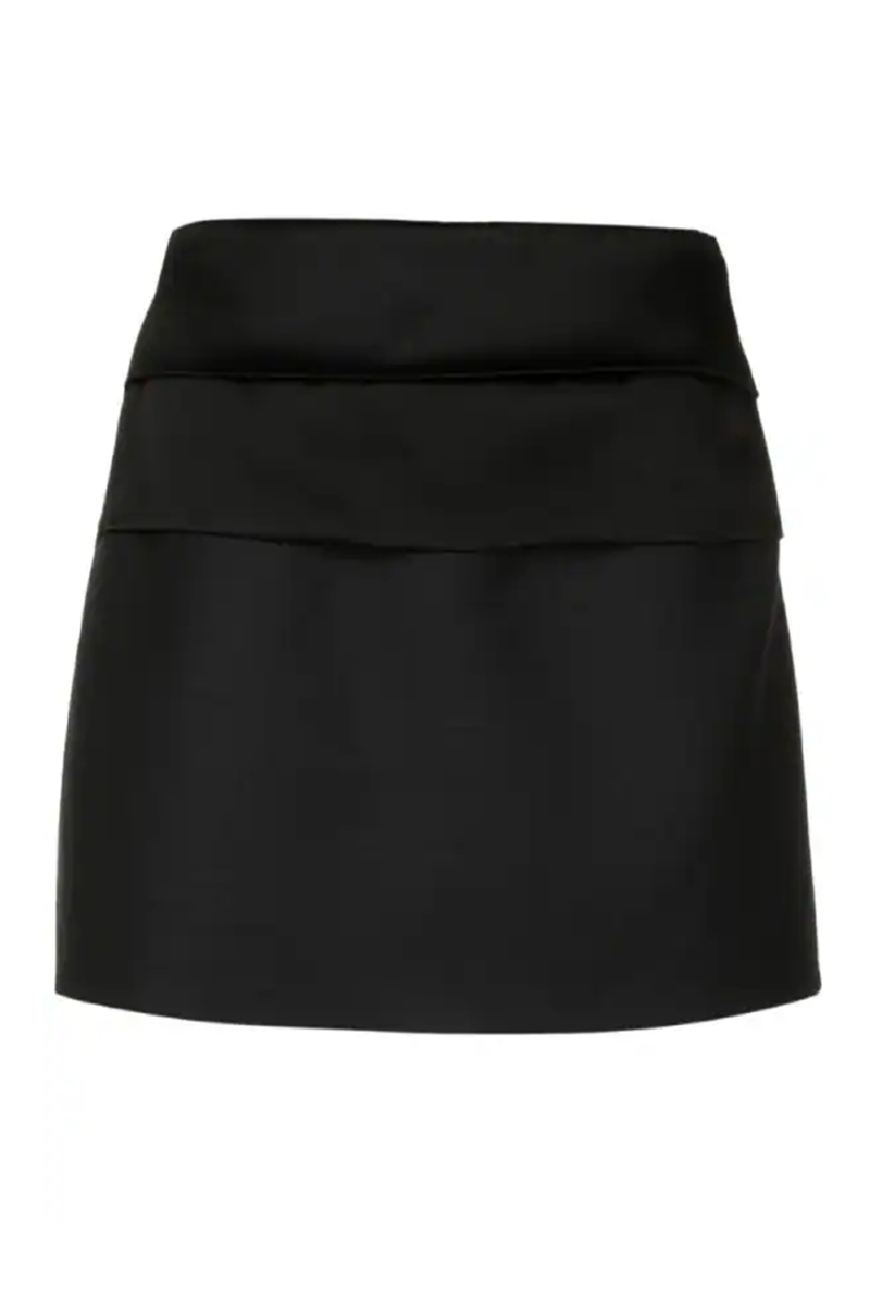 Mini Tailored Skirt Early I Black