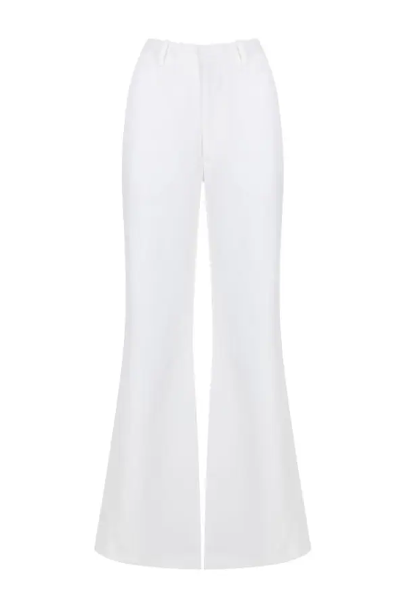 Epina I Tailored Trousers White